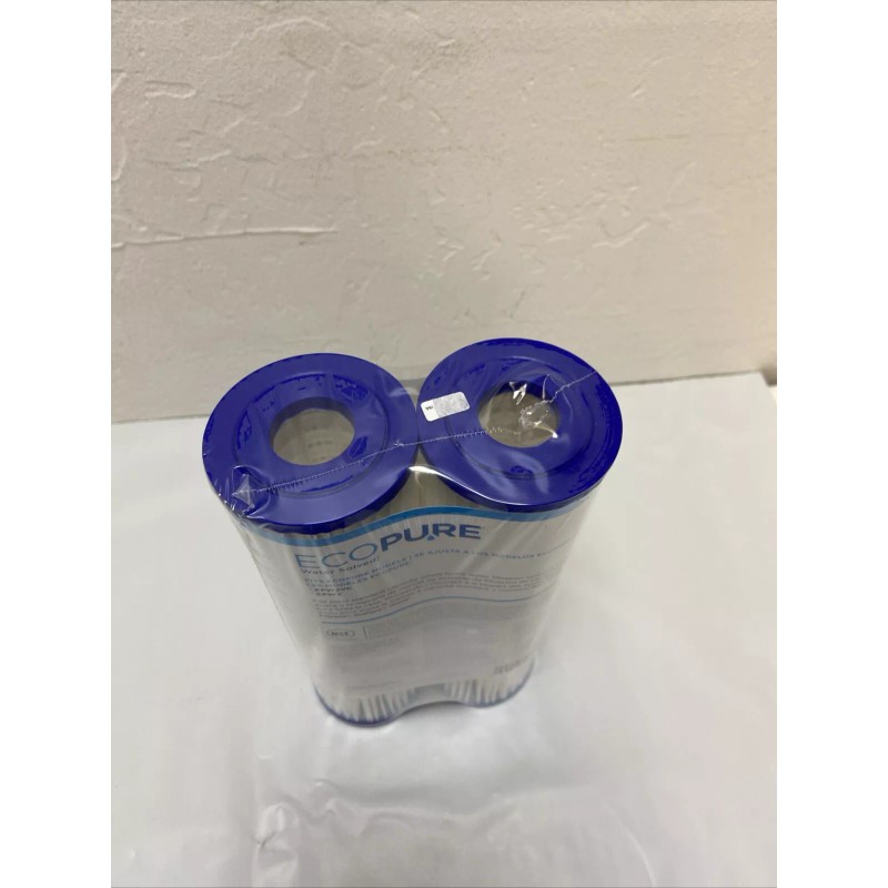 EcoPure 2-Pack EcoPure Universal Fit Pleated Replacement Water Filter EPW2P