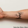 Large 'Gothic Tree' Temporary Tattoo (TO00074485)