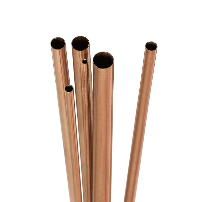sourcing map 6pcs Copper Tubing 2mm 3mm 4mm 5mm 6mm