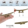 VEITHI 6 inch Powder Painted Antique Bronze Dock Cleats Boat