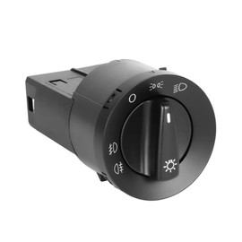 Bohaner Full Control Headlight Fog Light Switch 1C0941531A 6Q0941531C Auto Full Control Headlight Headlamp Fog Lights Headlight Switch Control Car Headlight Switch For VW T5 Transporter 2003-2009