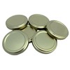 Bramley & Sage 58mm Gold Twist-Off Replacement Jam Jar Lids