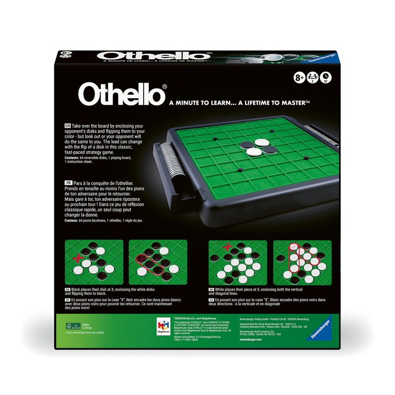 Ravensburger Othello Classic Family and 2-Player Game for Ages 8
