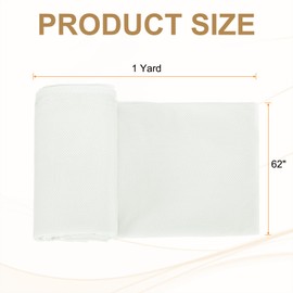 PATIKIL 62 Inch Wide Mesh Stretch Fabric Mesh Lining Fabrics Slightly Stretchy for Sewing Backpack Bags and Straps, Mesh Clothing, Mesh Bags, Shopping Bags, Light Lime 1 Yard