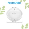 PATIKIL 4.5 Inch Round Ceramic Plant Saucer, Plant Saucer Tray
