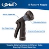 Orbit 26382 Coil Garden Hose, 25 Feet, with 8-Pattern Hose