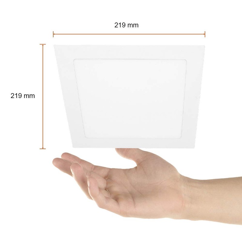 Tecnolite Lámpara Interior Empotrado Techo, LED Integrado, Luz Suave Calida