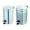 Wenko 15495100 Exclusive cosmetic pedal bin Shiny, capacity 3 L,