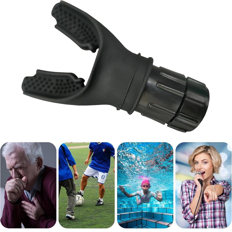 BRITECO Breathing Exerciser Trainer, Adjustable Resistance Lung Exerciser, Compact Respiratory