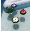 Superdream Solar Power Energy Floating Lotus Flower LED Accent Light