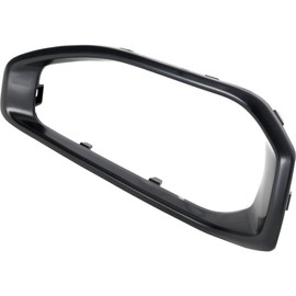 DAT AUTO PARTS Front Left Driver Side Bumper Fog Light Cover Trim Replacement For 2018-2025 Jeep Wrangler JL 2020-2025 Jeep Gladiator JT Black Textured Plastic CH1038196 6BU59TZZAA