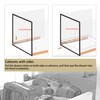 LuxursKingQYW Soft Close Drawer Slides Cabinet Wood Pull Out Tray
