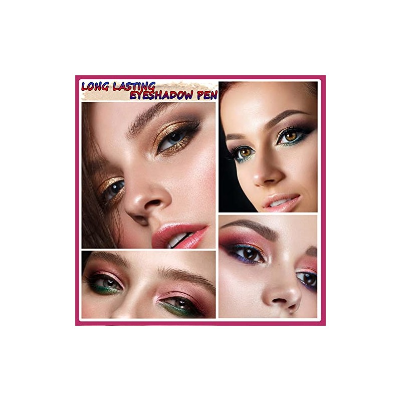 2 in 1 eyeshadow stick and Sponge Makeup Brush, Smooth