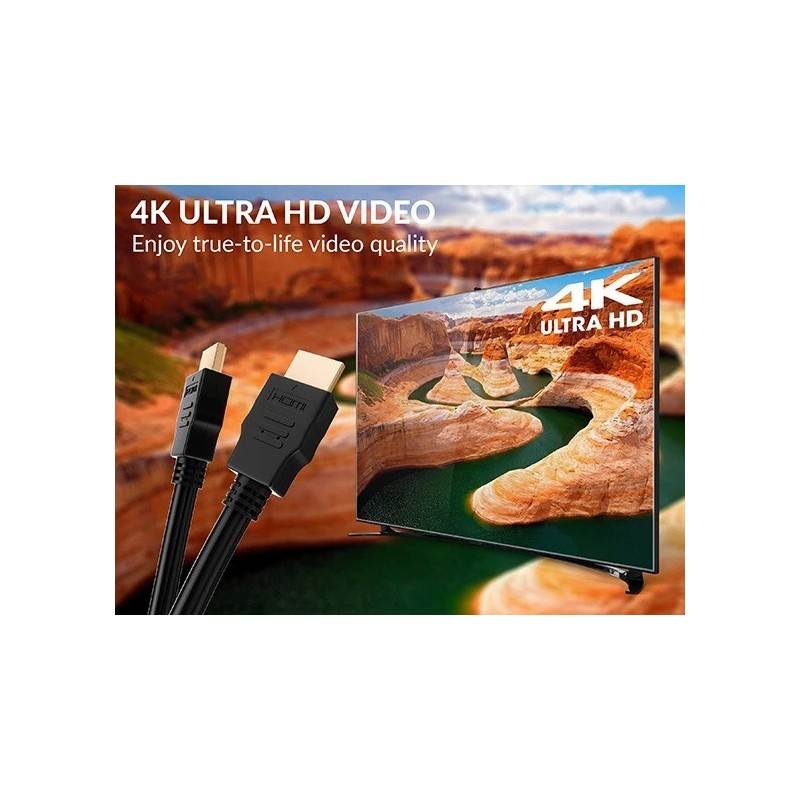 Cable Leader 6ft High Speed HDMI Cable with Ethernet, 4K