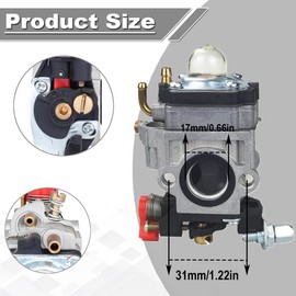 ZAMDOE Carburetor for Oleo 446 453 735 744 746 753 753S 753T 755 for Efco 8460 8465 8530 8530IC 8535 8550 8550 8742BAV 8746BAV for TH43 TH48 TH52 KBL43 KBL48 for WYK-104 2318630 2318968BR 15mm carb