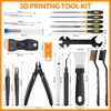 50Pcs 3D Printer Tool Kit & Accessories for All FDM/SLA