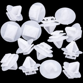 Rexka 15pcs Rear Door Body Side Molding Clip 68241251AA Compatible with Jeep 15-20 Renegade Chrysler 68241251-AA