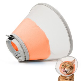 Cat Cone Collar Soft: Comfortable Waterproof Mesh Recovery Cone After Surgery to Stop Licking and Scratch, Alternative to Plastic Elizabeth Head/Neck Cone