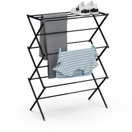 SsngygHme Drying Rack for Laundry, Foldable Clothes Drying Rack, Small Collapsible Dry Rack for Clothes, Use for Indoor & Outdoor Drying Clothes, 40"x29"x14.5"(White)