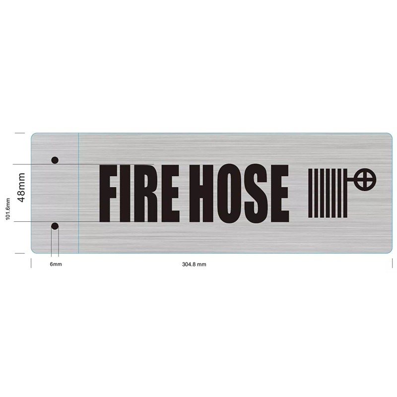 BuildingSigns.com FIRE Hose Sign-FACP Sign -Two-Sided/Dou
