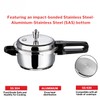 Vinod V-3L Stainless Steel Sandwich Bottom Pressure Cooker, 3-Liter