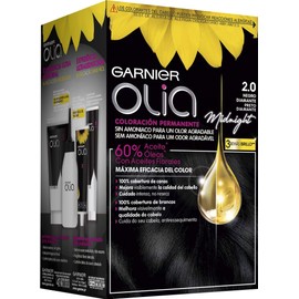 OLIA Coloración Permanent #2.0 Black Diamond 4 pz