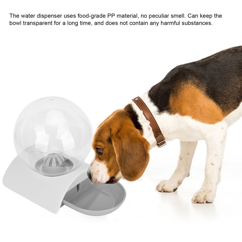 2.8L Pet Gravity Waterer Dispenser Automatic Water Drinking Fountain for