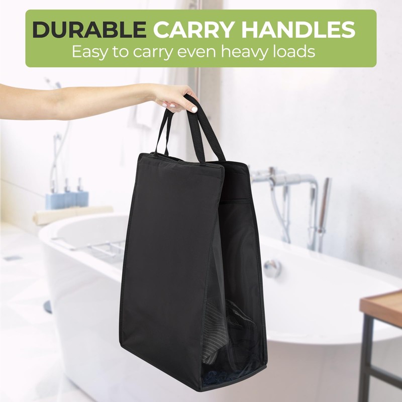 Fentec Hanging Laundry Hamper, Hanging Laundry Basket, Slim Laundry Hamper