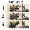 Kitchen Sink Drain Rack for Sponge and Soap - Stainless
