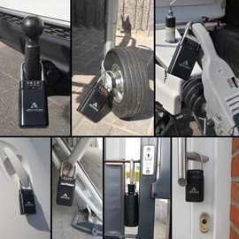 4boarder® Surfy Key Safe with Number Code, Weatherproof Key Box, Water Sports Key Safe, Car Key, Home Key, Key Safe Outdoor