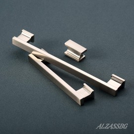 Alzassbg 5 Pack Brushed Satin Nickel Cabinet Pulls, 7 Inch(177.8mm) Hole Centers Kitchen Cabinet Handles for Cabinets and Drawers AL3061SN