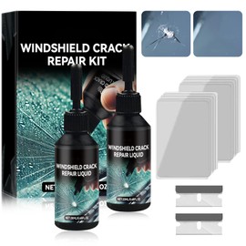 2PCS Windshield Crack Repair Kit,2024 New Glass Cracks Gone Repair Kit,Windshield Crack Repair Car Window Windshield Repair Kit,Glass Repair Fluid for Fixing Chips and Star Shaped Crack