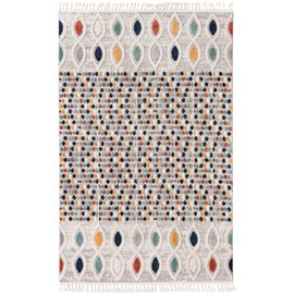 Unique Loom Cherokee Collection Area Rug - Asheville (Rectangular 6' 0" x 9' 0", Multi/ Green)