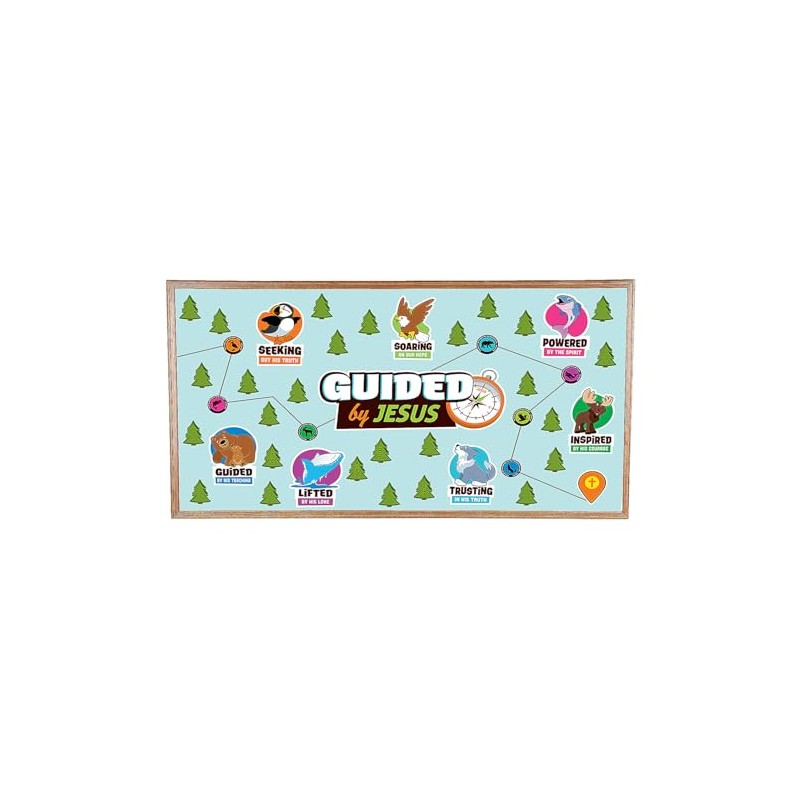 Great North VBS Guided by Jesus Bulletin Board Decorating Set
