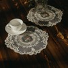 Embroidered Placemats Set of 4, Retro Handmand Place Mats Vintage