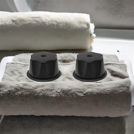 MANERALES NEGROS PARA REGADERA MODERNA/PAR/Fabricacion en Acero Inoxidable Giro completo o 1/4 vuelta Instalación fácil y rápida REDONDO NEGRA