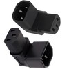 IEC 320 C14 to C13 Right Angle AC Adapter, tunghey