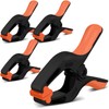 HORUSDY 4-Pack Spring Clamps Heavy Duty, 7-inch Large Plastic Clamps