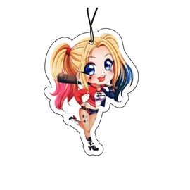 2x Harley Quinn Air Freshener Car Air Freshener