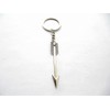 Silver Bow and Arrow Key chain Arrow Keyring Boho Keychain