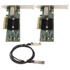 2PCS MNPA19 XTR 10Gb SFP+ PCIE Network Card with 3.28ft