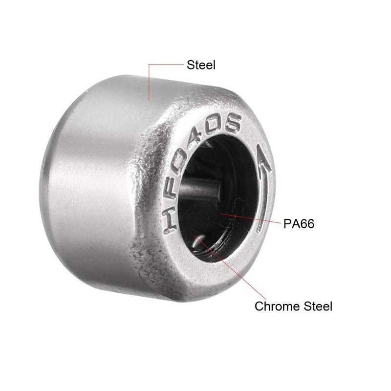 sourcing map Needle Roller Bearings, 4mm Bore 8mm OD 6mm