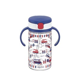Richell Aqulea Outing Straw Mug 320ml Navy