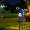StarryMine Solar Powered Parrot Garden Stake Light, Warm White LED
