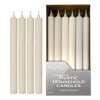 Hyoola 10 Inch Dinner Candles - 12 Pack - Wool