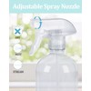 TERESRY 2 Pack 360° Glass Spray Bottles with Silicone Sleeve,
