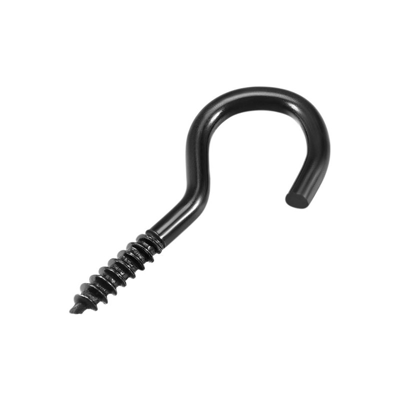 sourcing map 1.3" Screw Eye Hooks Self Tapping Screws Screw-in
