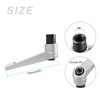 METALLIXITY Adjustable Clamping Handle (M8x72mm) 2Pcs, Metal Female Push Button