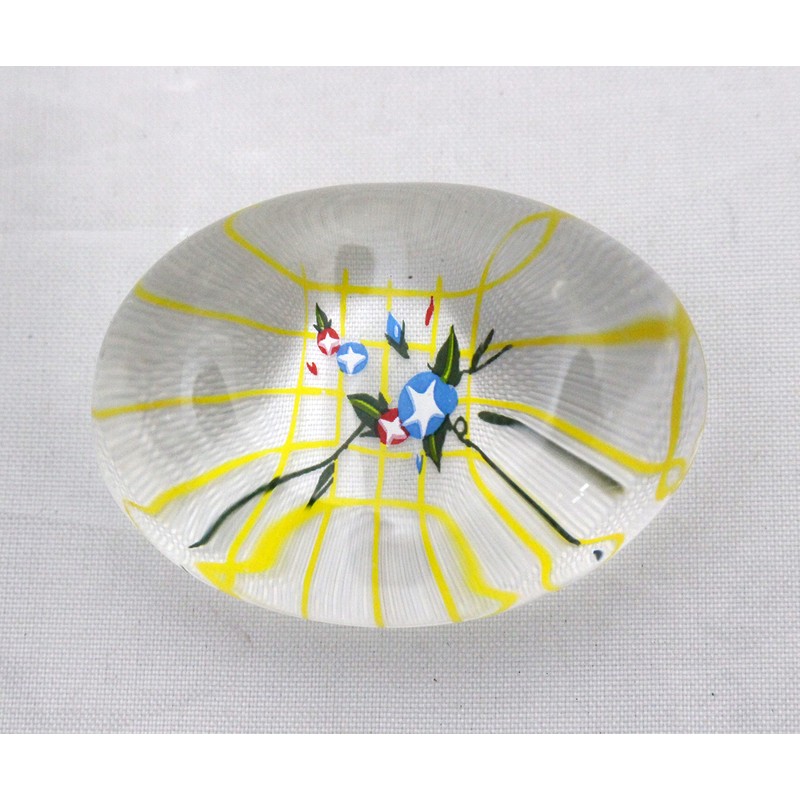 Craftman's House Glass Chopsticks Rest (Morning Glory)