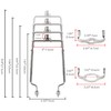 GO&SO 7 8 9 10 inch Adjustable Lamp Harp Holder